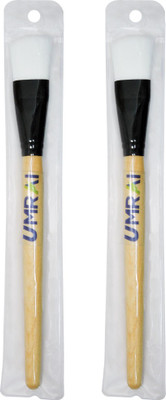 

UMRAI Bleach and Face Pack Brush Wooden Handle (Pack of 2)(Pack of 2)