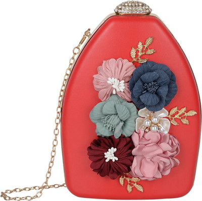 

LADA Party Red Clutch