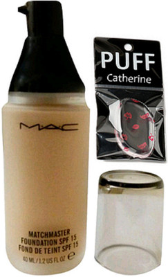 

catherine Silicon puff, Mac match master foundation(Set of 2)