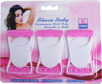 

RAJLAKSHMI MOBILES shave body Disposable Razor(Pack of 6)