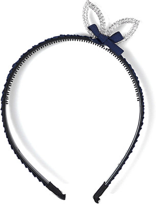 

Golden Peacock Blue Kids Rabbit Ears&bowknot Shaped Hair Band Head Band(Blue)