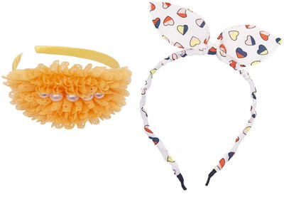 

Chooz Designer Studio Ears Head Band and Ribbons Hair Band (Pack of 2) Head Band, Hair Band(Multicolor)