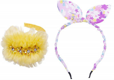 

Chooz Designer Studio Ears Head Band and Ribbons Hair Band (Pack of 2) Head Band, Hair Band(Multicolor)