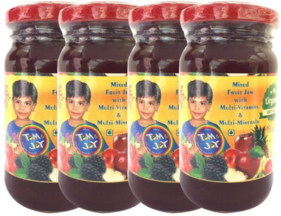 

Tom Joy Mixed Fruit Jam (Pack of 4) 260 g(Pack of 4)