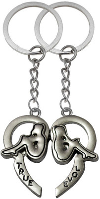 Sullery His and Hers True Love Couple Key Chain Gift for Valentine Day Key Chain
