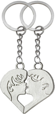 Sullery His and Hers Couple kissing Each Other Key Chain Gift for Valentine Day Key Chain