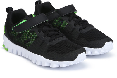 

REEBOK Boys Lace Walking Shoes(Black, Black/white/green