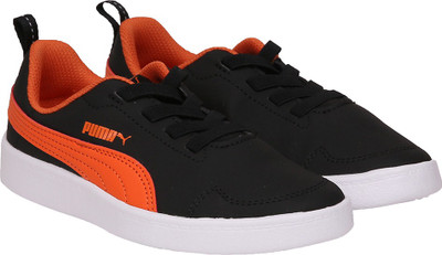 

Puma Boys & Girls Lace Sneakers(Black, Black-firecracker- white