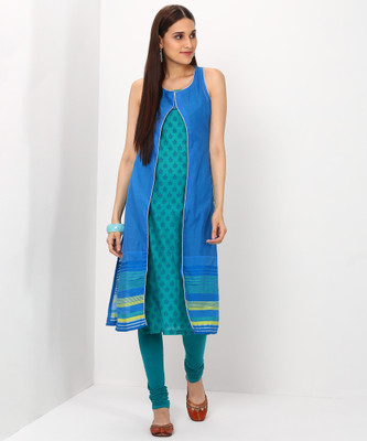 biba-women-printed-frontslit-kurtablue