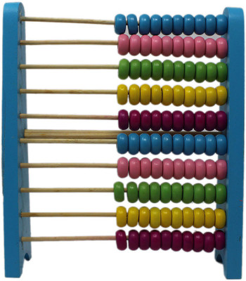 

Tootpado Abacus Wooden Counting Number Frame Maths Aid Educational Toy Calculation Frame (1TNG292)(Multicolor)