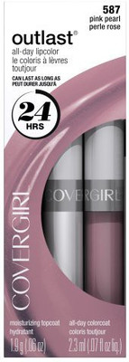 

Cover Girl Outlast All Day Two-Step Lipcolor Pink Pearl 587, 0.13 Oz(Pink)