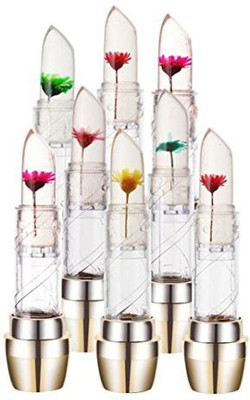 

Fheaven Lipstick Set, 6Pcs Waterproof Magic Jelly Flower Color Changing Long Lasting Moisturizer Lip Lipstick(Multicolor)