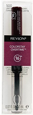 

Revlon Colorstay Overtime153; Lipcolor 500 Limitless Black Cherry - .07 Fl Oz 046 Black Cherry(Black)