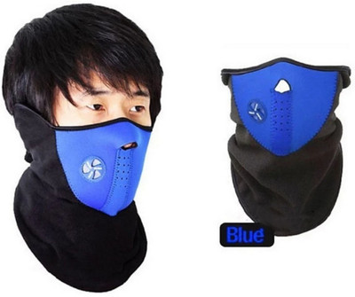 

mra fashion Blue Half Face Dust Proof mask For Bike,cycle Face Mask for Men & Women (Size: Free, Balaclava) Mask