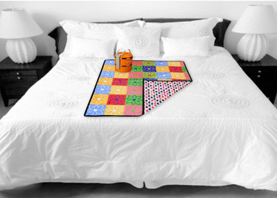 

Weave Well PVC Baby Bed Protecting Mat(Multicolor
