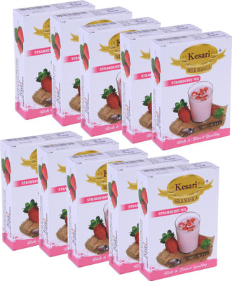 

Kesari Strawberry Mix Milk Masala Combo 1000 g(Pack of 10)