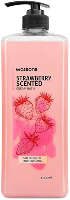 

Watsons Strawberry Scented Cream Bath- Softening & Moisturising(1000 ml)