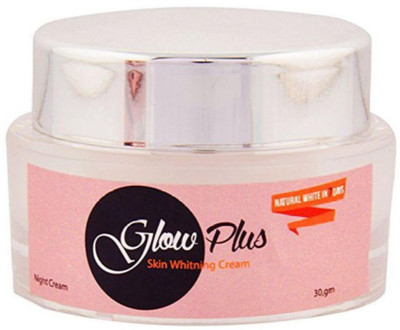 

Glow Plus Anti Wrinkles And Anti Ageing Skin Whitening Night Cream- (30 gm)(30 g)
