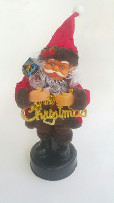 

New Jaipur Handicraft Musical Santa Claus Merry Christmas X Mas Gifts Christmas Toys Santa Claus Toys Electric power toys Christmas gifts for gifts party decorations Christmas decorations Dancing santa claus(Multicolor)