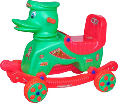 

Babyjoys Musical baby Duck Master Rider Red & Green(Green)