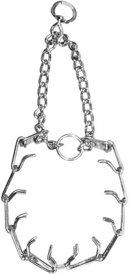 

Petlicious & More Stainless Steel Chrome Plated Prong Collar for Dogs Dog Collar & Chain(, Steel