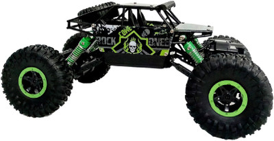 

crazy toys Aarav Enterprise 1:18 scale multi color rock crawler remote control car ,hummer car(Multicolor)