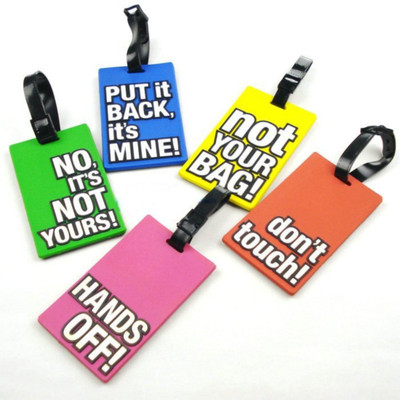 

Way Beyond Set of 5, Durable Rubber Luggage Travel Bag Tag Luggage Tag(Yellow, Orange, Blue, Green, Purple), Blue;green;orange;purple;yellow