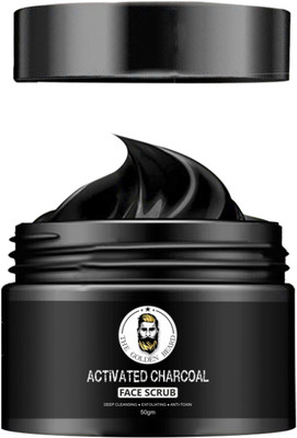 

THE GOLDEN BEARD - Activated Charcoal Face Scrub for Dead Skin Cells & Blackheads | Deep Cleansing & Exfoliating - Scrub(50 g)