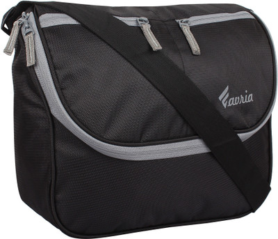 

Favria Men & Women Sports Black Polyester Sling Bag