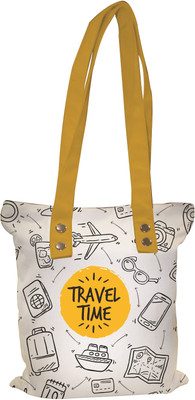 

Astara Women Evening/Party, Casual, Formal White Canvas Tote