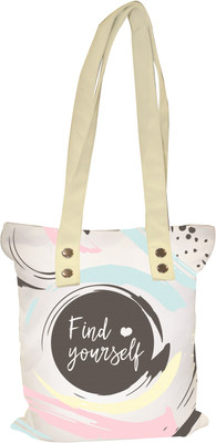 

Astara Women Evening/Party, Casual, Formal White Canvas Tote