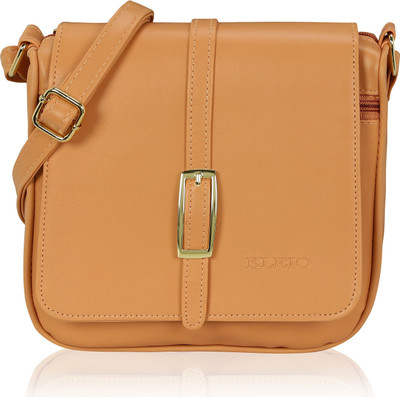 

Kleio Women Formal, Casual Pink Leatherette Sling Bag