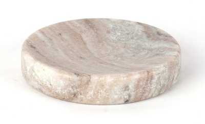 

Organic Home Beige Marble Soap Dish(Multicolor)