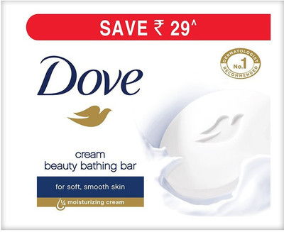 

Dove Cream Beauty Bathing Bar 100(300 g, Pack of 3)