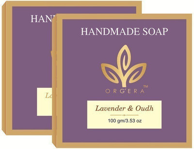 

Org'era handmade butter soap lavender and oudh(200 g, Pack of 2)
