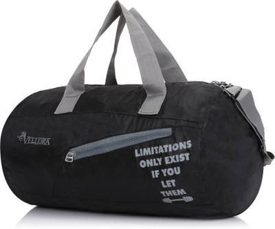 

Vellora Sports Round Gym Bag Gym Fitness(Blue, Kit Bag, Black