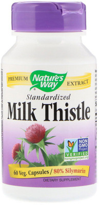 

Nature's Way Milk Thistle, Standardized, 60 Veg. Capsules(60 No)