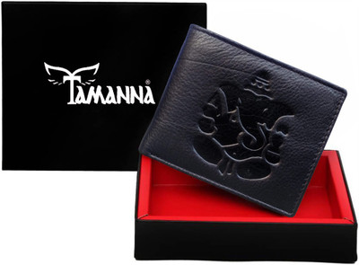 

Tamanna Men Black Genuine Leather Wallet(1 Card Slot)