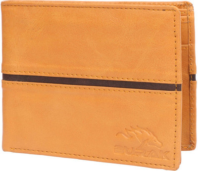 

BURAK Men Tan Artificial Leather Wallet(8 Card Slots)