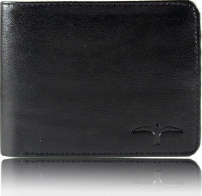 

BULLFINCH Men Formal, Casual Black Genuine Leather Wallet(5 Card Slots)
