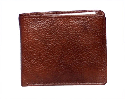 

SAM Men Brown Genuine Leather Wallet(6 Card Slots)