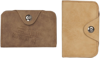 

FERRET Boys Tan, Brown Artificial Leather Wallet(6 Card Slots), Brown;tan