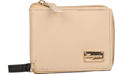 

devfabrication Men Beige Artificial Leather Wallet(6 Card Slots)