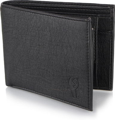 

Wildedge Men Black Artificial Leather Wallet(5 Card Slots)