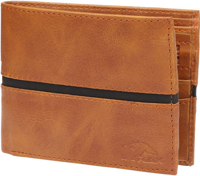 

BURAK Men Brown Artificial Leather Wallet(9 Card Slots), Brown-02