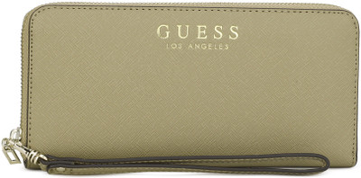 

Guess Women Khaki Artificial Leather Wallet(12 Card Slots), Taupe