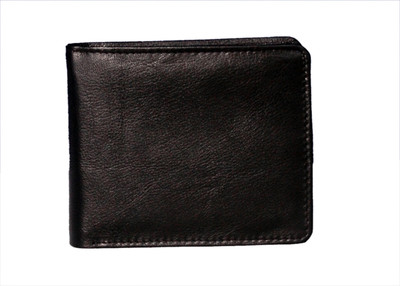 

SAM Men Black Genuine Leather Wallet(6 Card Slots)