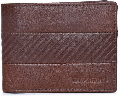 

LP Jeans by Louis Philippe Men Casual Brown Genuine Leather Wallet(11 Card Slots)