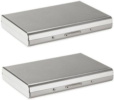 

CrackaDeal Men Multicolor Aluminium Card Holder(19 Card Slots), Silver