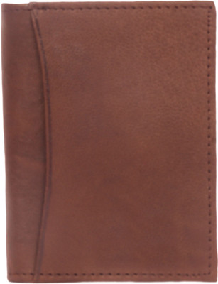 Wildland Men Brown Genuine Leather Card Holder(11 Card Slots)